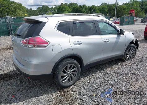 2015 Nissan Rogue Sl z USA, uszkodzony, nr VIN 5N1AT2MV5FC865028